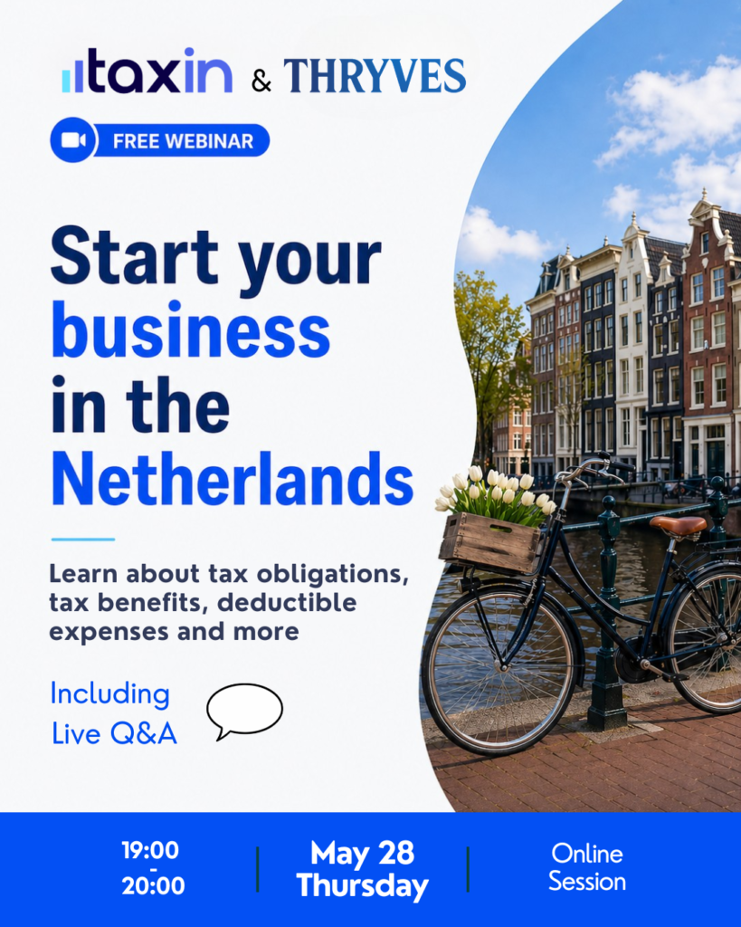 Free taxes webinar for entrepreneurs